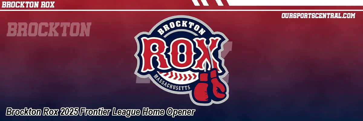 Brockton Rox 2025 Frontier League Home Opener