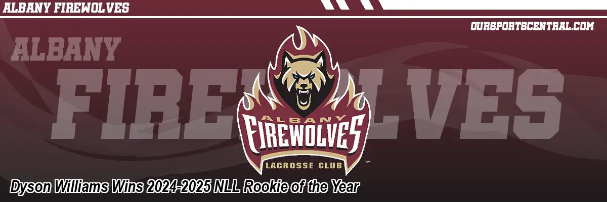 Dyson Williams Wins 2024-2025 NLL Rookie of the Year