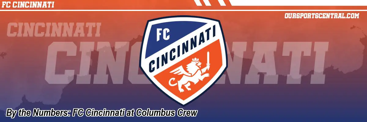 By the Numbers: FC Cincinnati at Columbus Crew