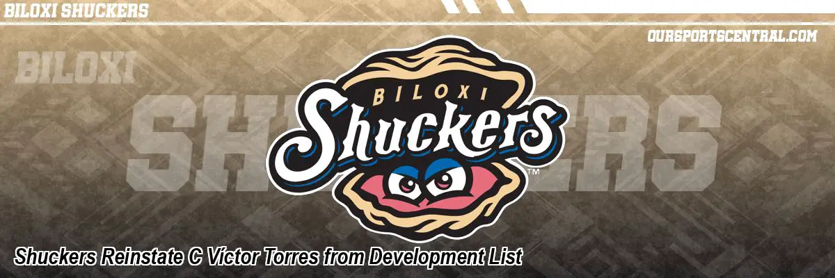 Shuckers Reinstate C Víctor Torres from Development List