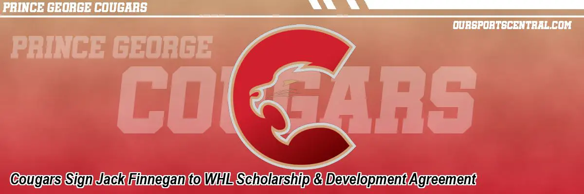 Cougars Sign Jack Finnegan to WHL Scholarship & Development Agreement