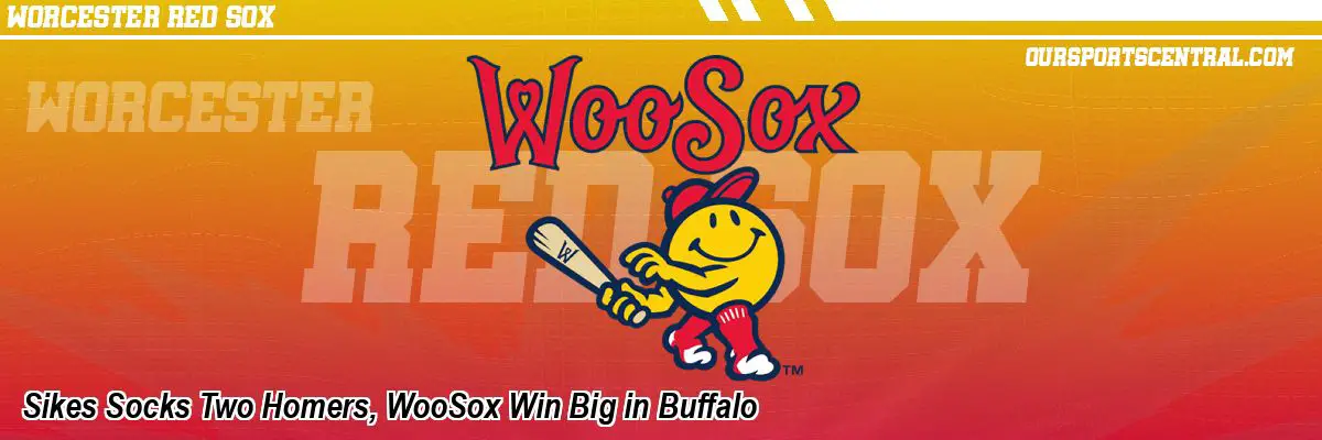 Sikes Socks Two Homers, WooSox Win Big in Buffalo