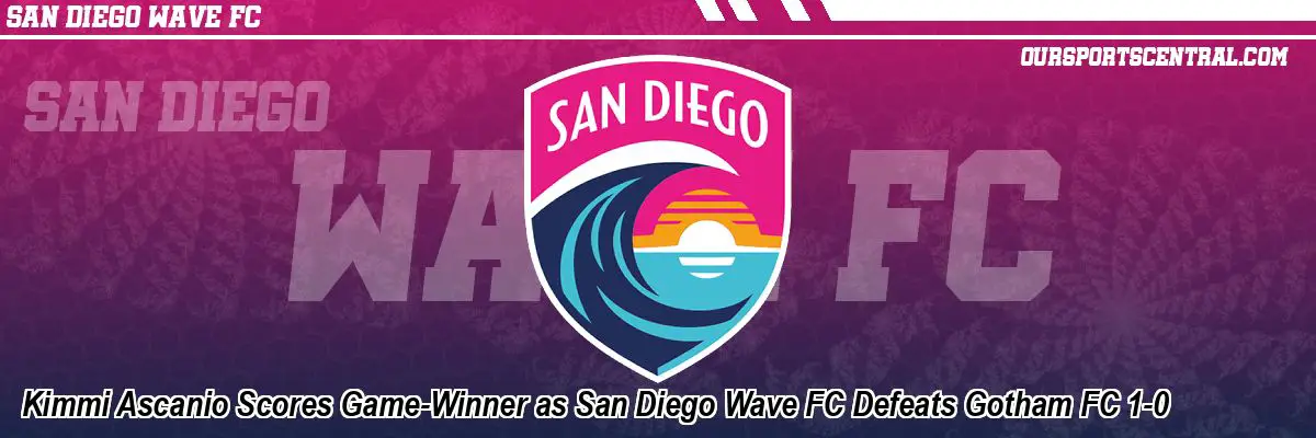 Kimmi Ascanio Scores Game-Winner as San Diego Wave FC Defeats Gotham FC 1-0