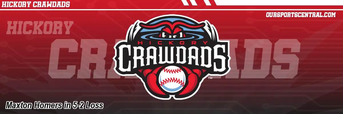 Maxton Homers in 5-2 Loss