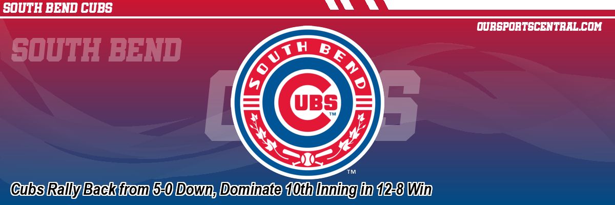 Cubs Rally Back from 5-0 Down, Dominate 10th Inning in 12-8 Win