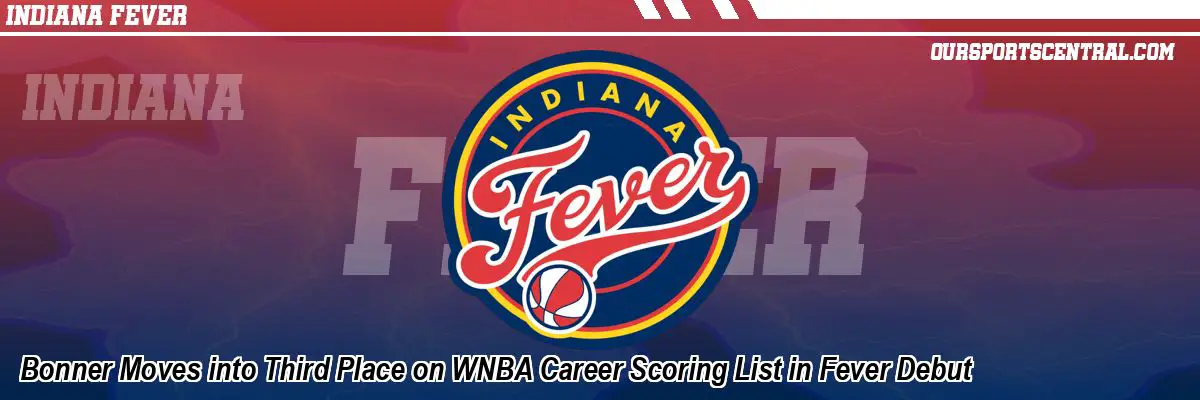 Bonner Moves into Third Place on WNBA Career Scoring List in Fever Debut