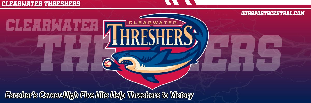 Escobar's Career-High Five Hits Help Threshers to Victory