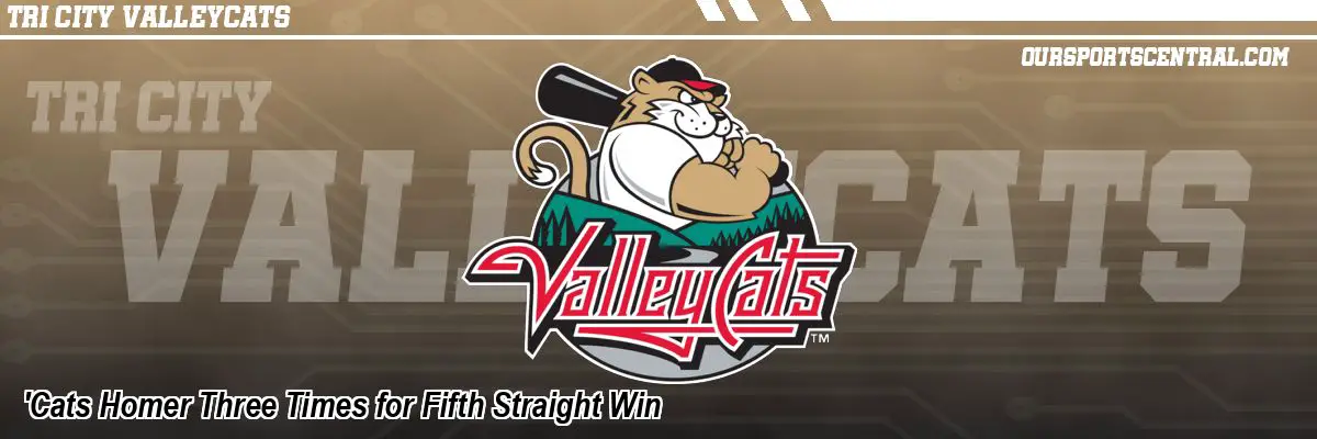 'Cats Homer Three Times for Fifth Straight Win