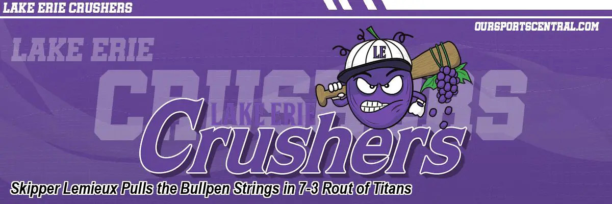 Skipper Lemieux Pulls the Bullpen Strings in 7-3 Rout of Titans