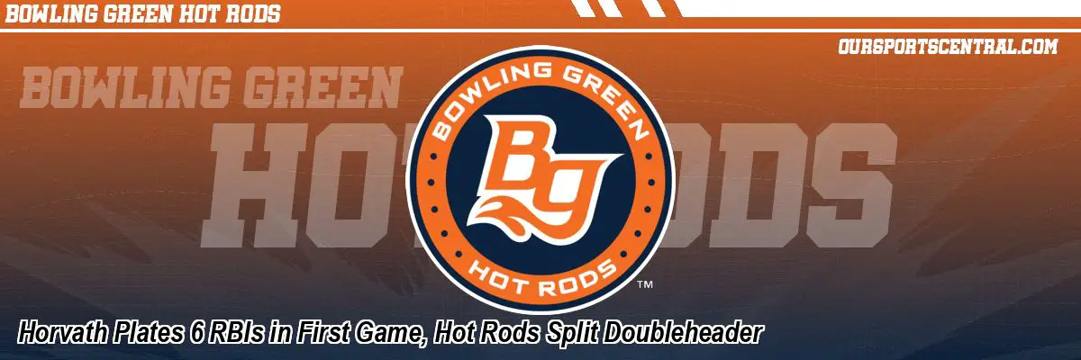 Horvath Plates 6 RBIs in First Game, Hot Rods Split Doubleheader
