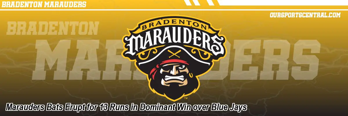 Marauders Bats Erupt for 13 Runs in Dominant Win over Blue Jays