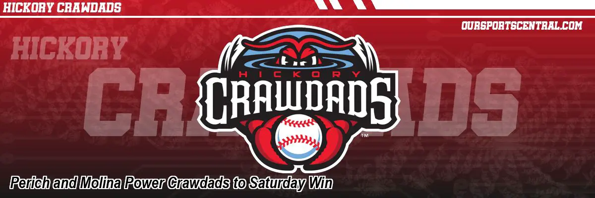 Perich and Molina Power Crawdads to Saturday Win