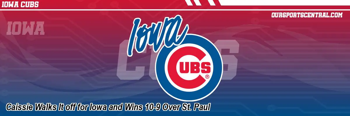 Caissie Walks It off for Iowa and Wins 10-9 Over St. Paul