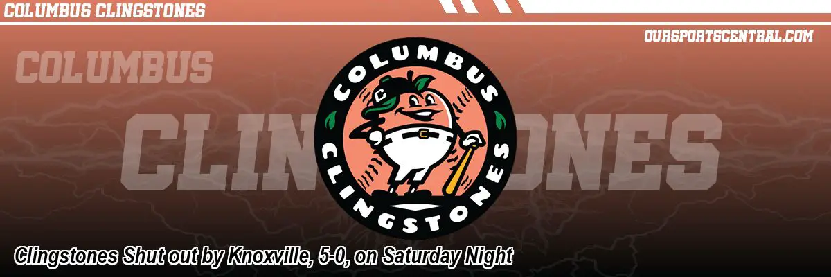 Clingstones Shut out by Knoxville, 5-0, on Saturday Night