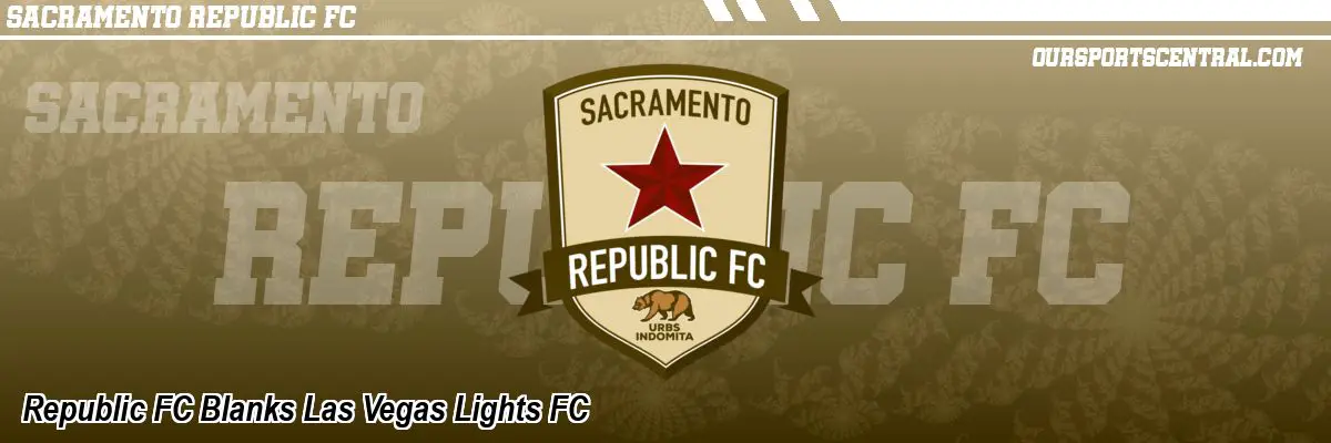 Republic FC Blanks Las Vegas Lights FC