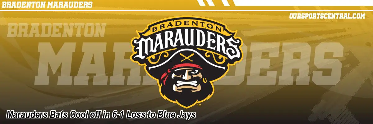 Marauders Bats Cool off in 6-1 Loss to Blue Jays