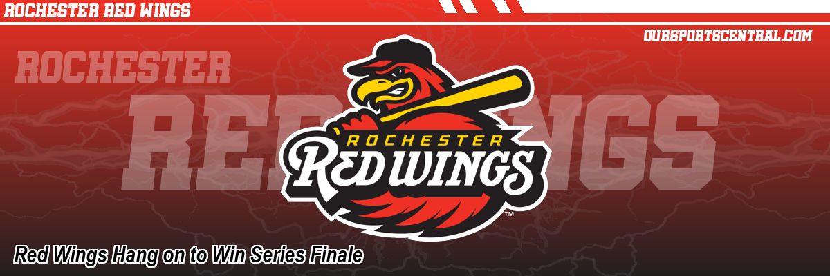 Red Wings Hang on to Win Series Finale