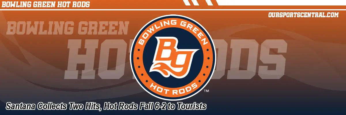 Santana Collects Two Hits, Hot Rods Fall 6-2 to Tourists