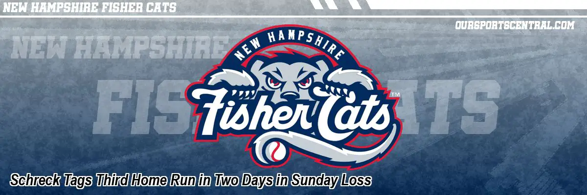 Schreck Tags Third Home Run in Two Days in Sunday Loss