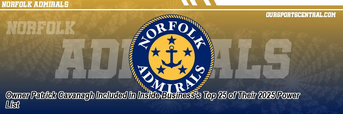 Owner Patrick Cavanagh Included in Inside Business's Top 25 of Their 2025 Power List