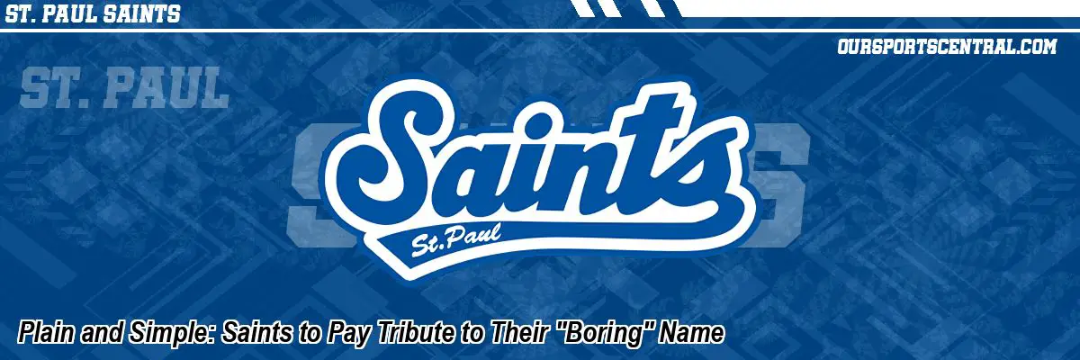 Plain and Simple: Saints to Pay Tribute to Their 