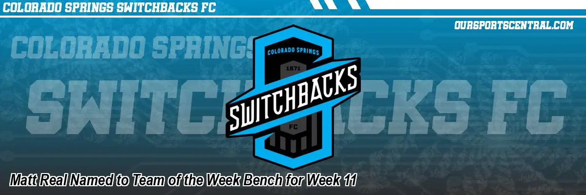 Matt Real Named to Team of the Week Bench for Week 11