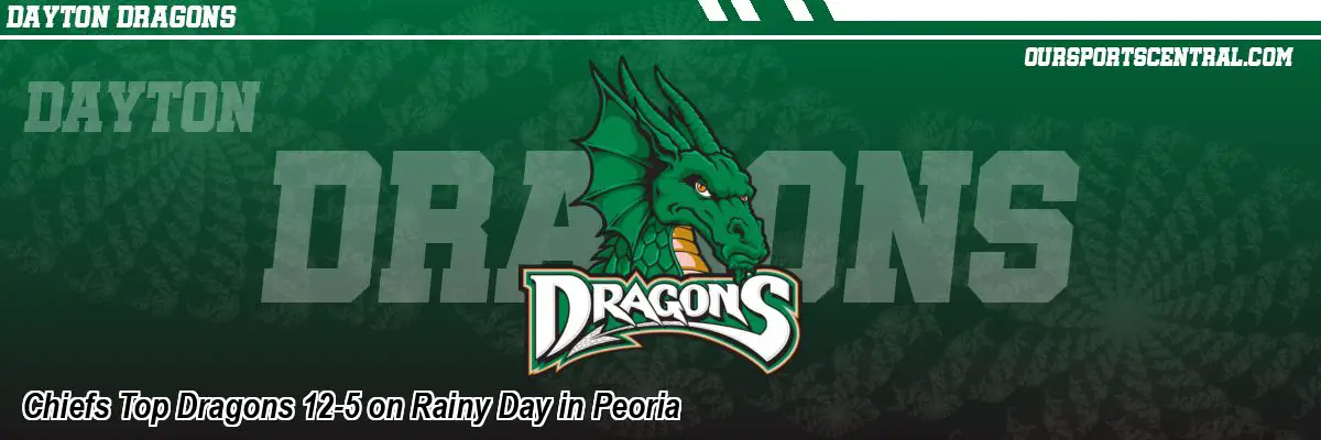 Chiefs Top Dragons 12-5 on Rainy Day in Peoria
