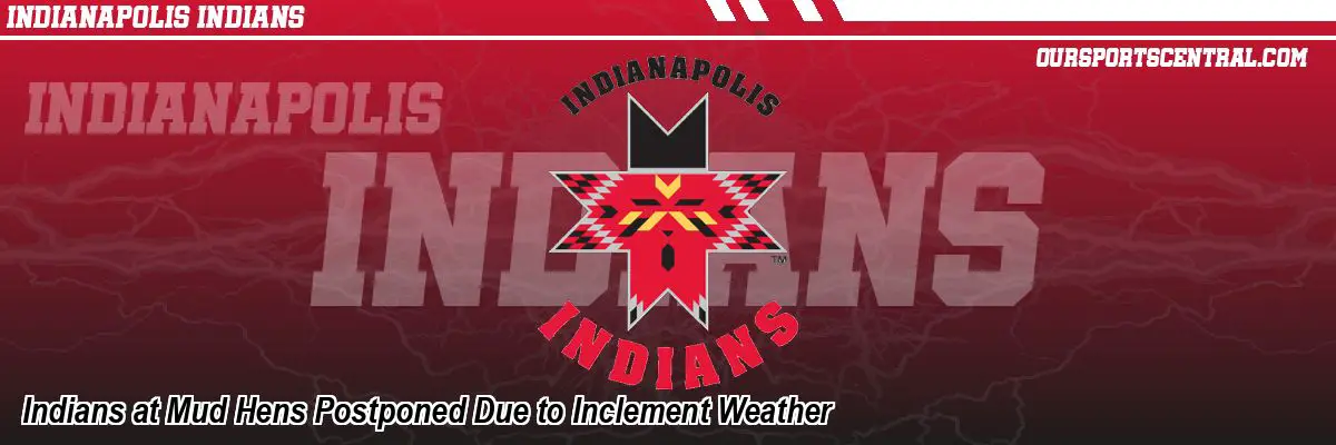 Indians at Mud Hens Postponed Due to Inclement Weather