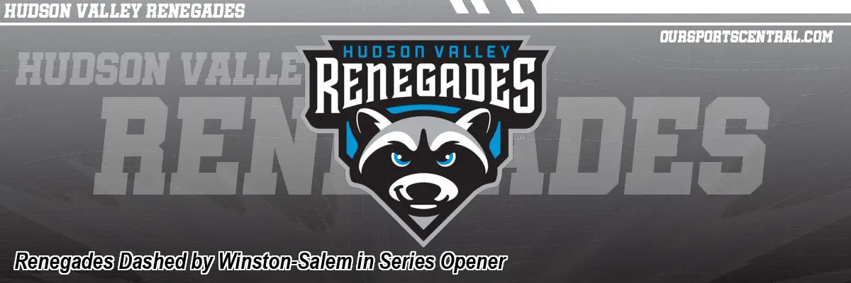Renegades Dashed by Winston-Salem in Series Opener