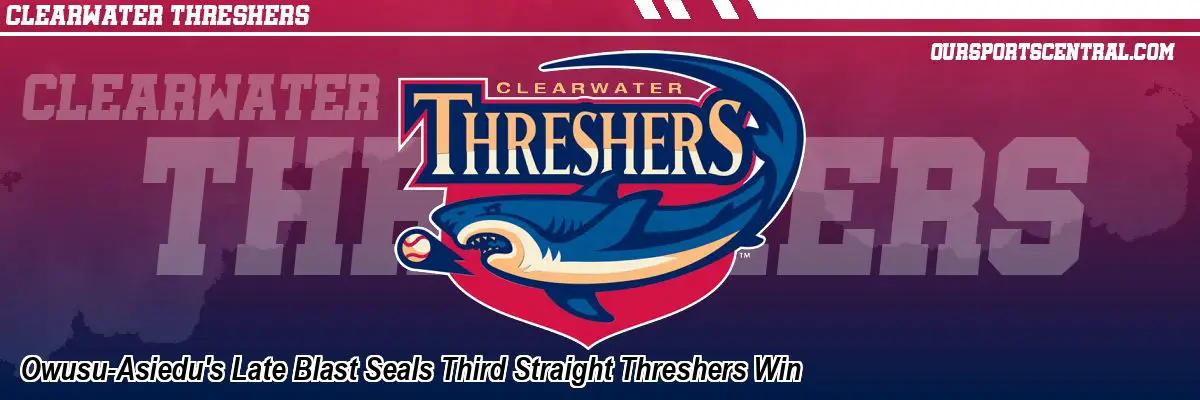 Owusu-Asiedu's Late Blast Seals Third Straight Threshers Win