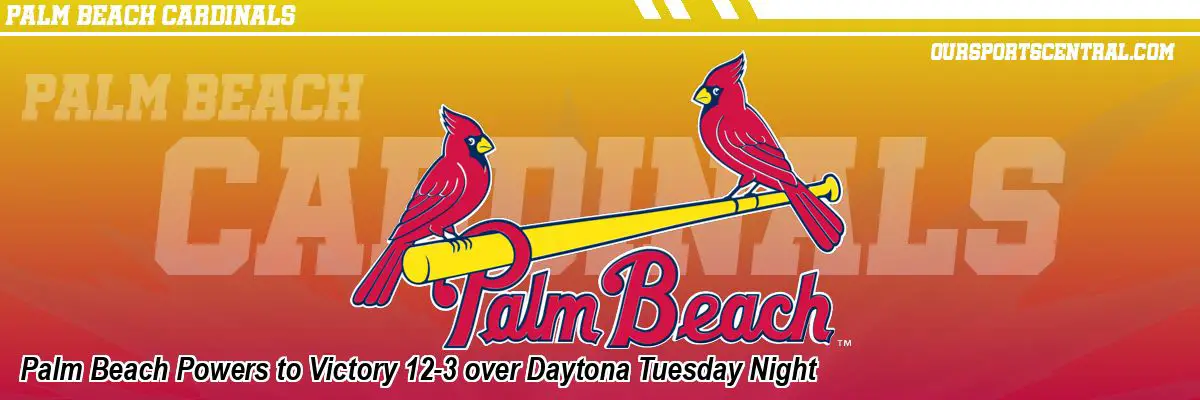 Palm Beach Powers to Victory 12-3 over Daytona Tuesday Night