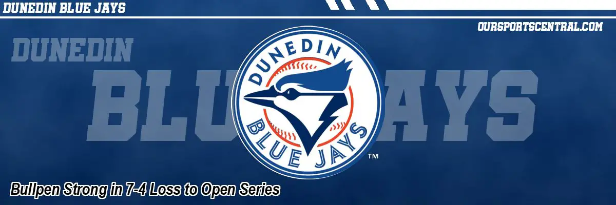 Bullpen Strong in 7-4 Loss to Open Series