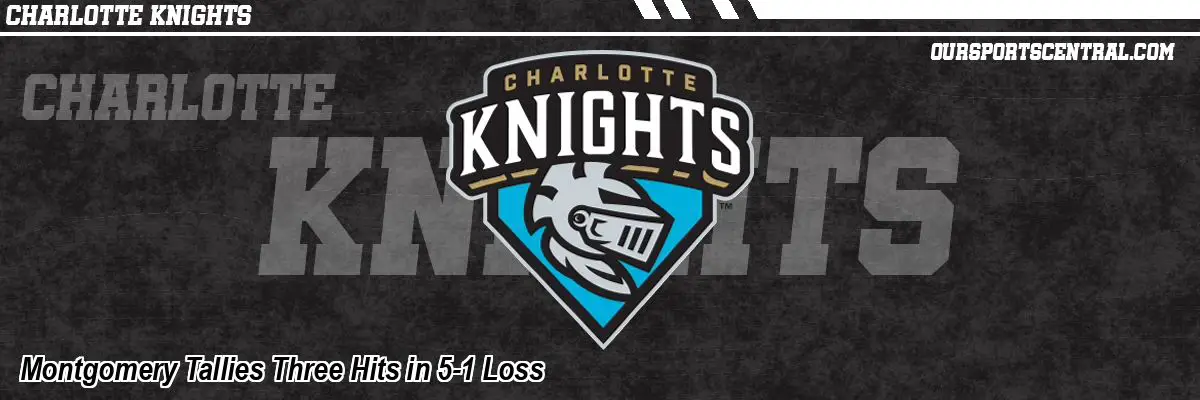 Montgomery Tallies Three Hits in 5-1 Loss