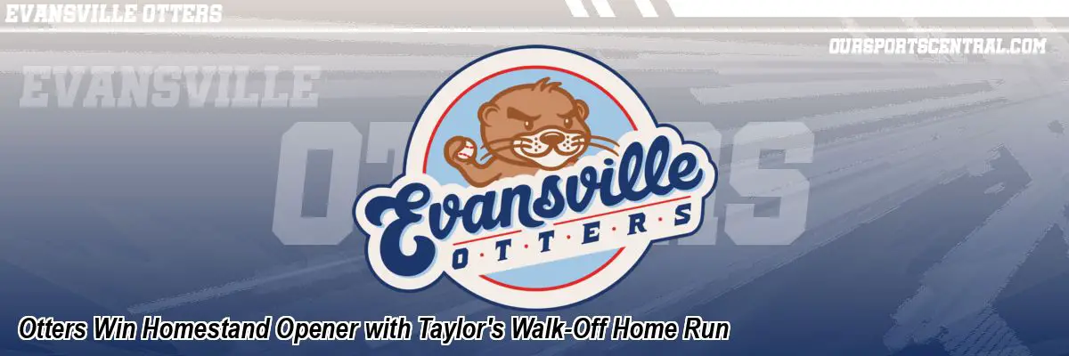 Otters Win Homestand Opener with Taylor's Walk-Off Home Run