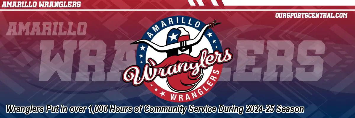 Wranglers Put in over 1,000 Hours of Community Service During 2024-25 Season