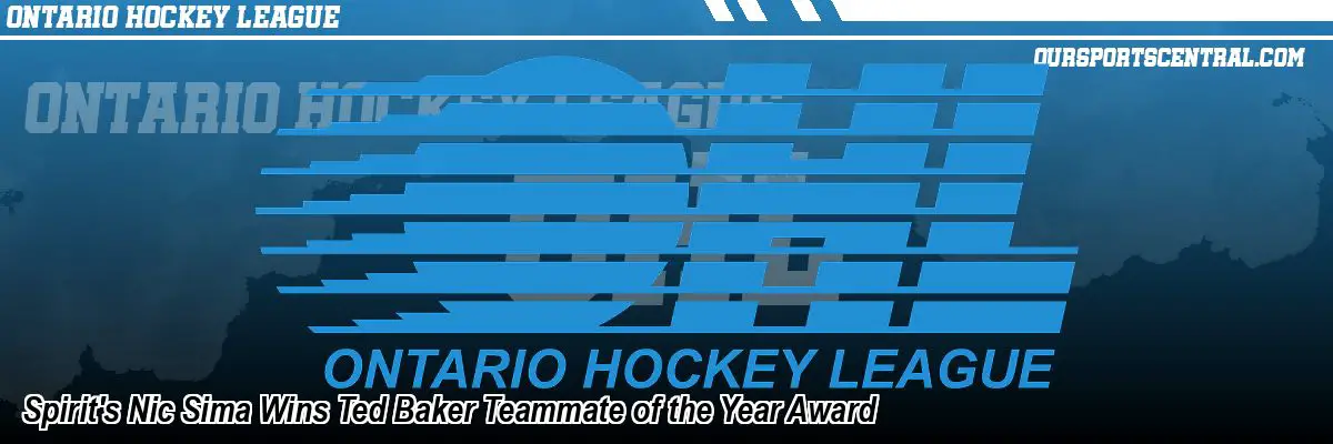 Spirit's Nic Sima Wins Ted Baker Teammate of the Year Award