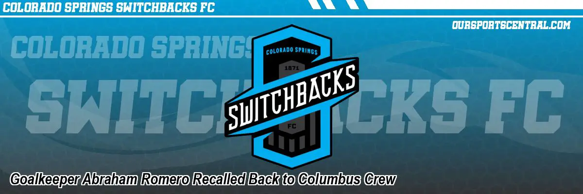 Goalkeeper Abraham Romero Recalled Back to Columbus Crew