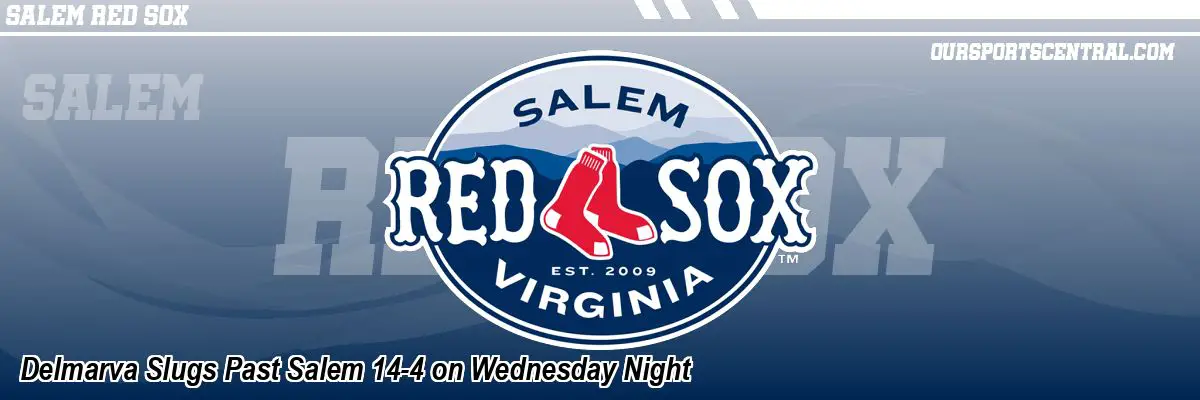 Delmarva Slugs Past Salem 14-4 on Wednesday Night