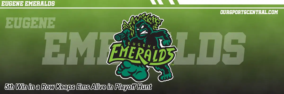 5th Win in a Row Keeps Ems Alive in Playoff Hunt
