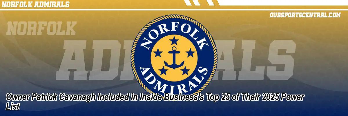 Owner Patrick Cavanagh Included in Inside Business's Top 25 of Their 2025 Power List