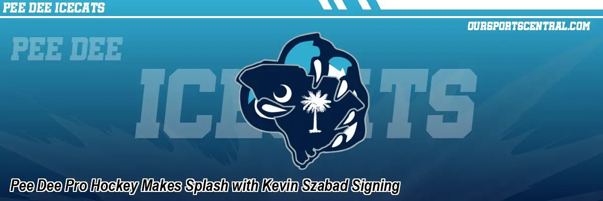 Pee Dee Pro Hockey Makes Splash with Kevin Szabad Signing