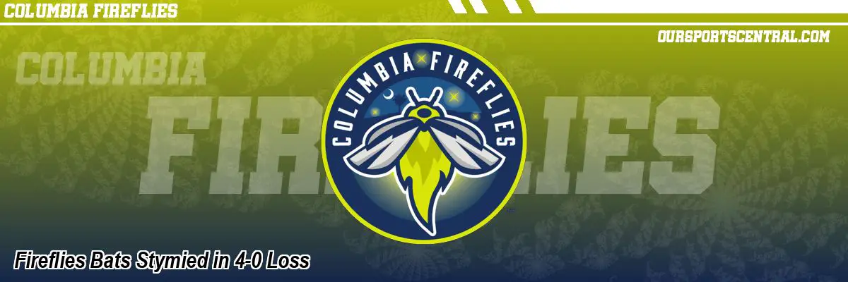 Fireflies Bats Stymied in 4-0 Loss