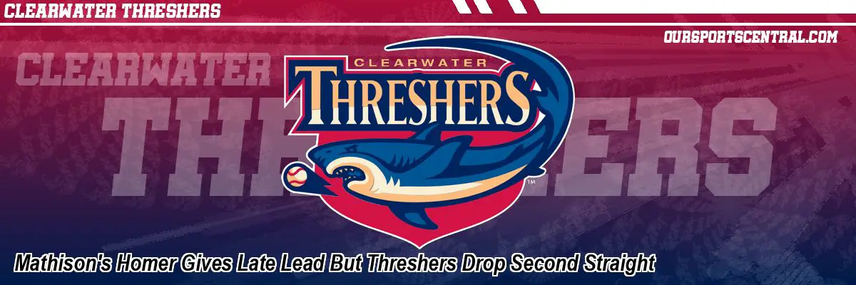 Mathison's Homer Gives Late Lead But Threshers Drop Second Straight