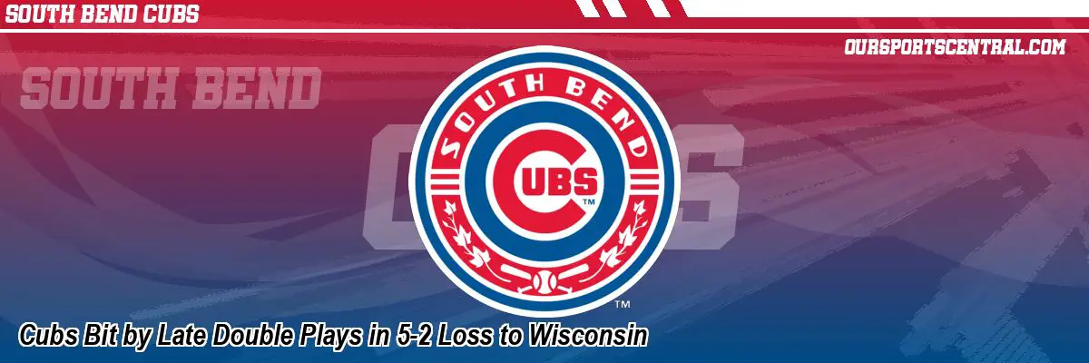Cubs Bit by Late Double Plays in 5-2 Loss to Wisconsin