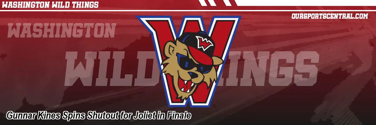 Gunnar Kines Spins Shutout for Joliet in Finale