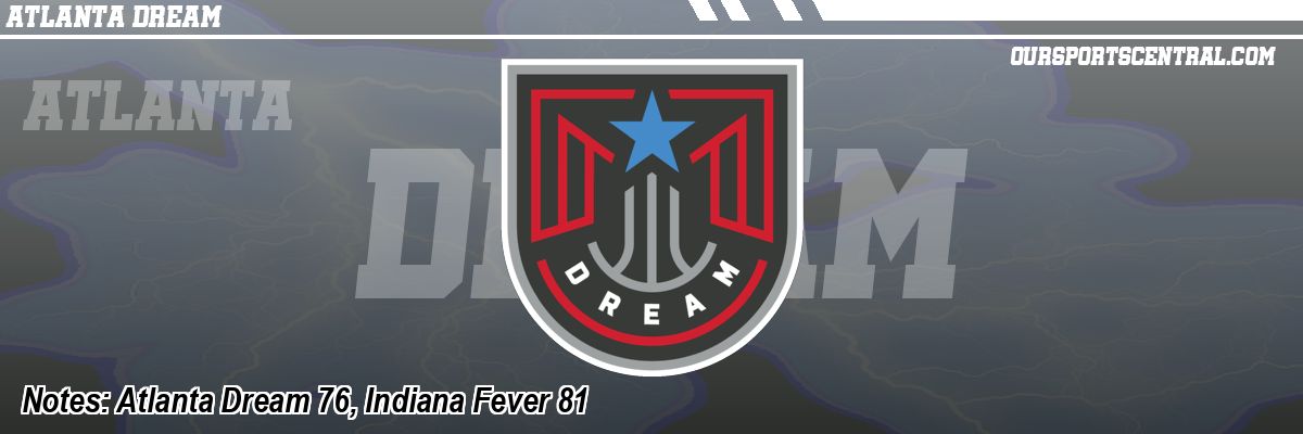 Notes: Atlanta Dream 76, Indiana Fever 81