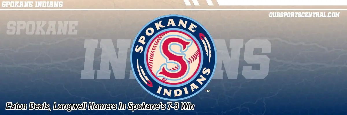 Eaton Deals, Longwell Homers in Spokane's 7-3 Win