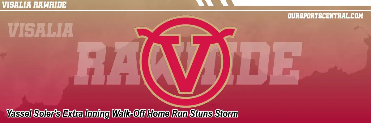 Yassel Soler's Extra Inning Walk-Off Home Run Stuns Storm