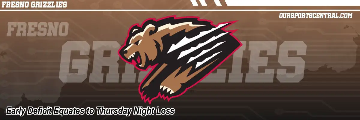 Early Deficit Equates to Thursday Night Loss