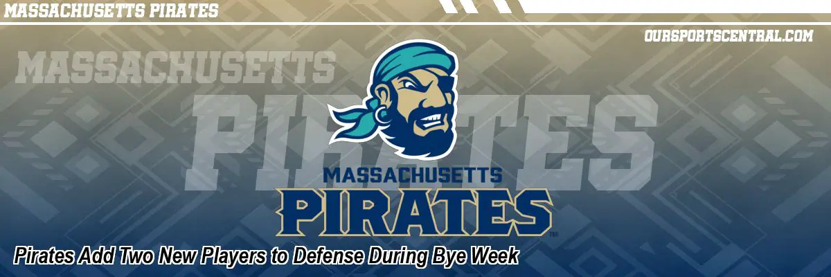 Pirates Add Two New Players to Defense During Bye Week